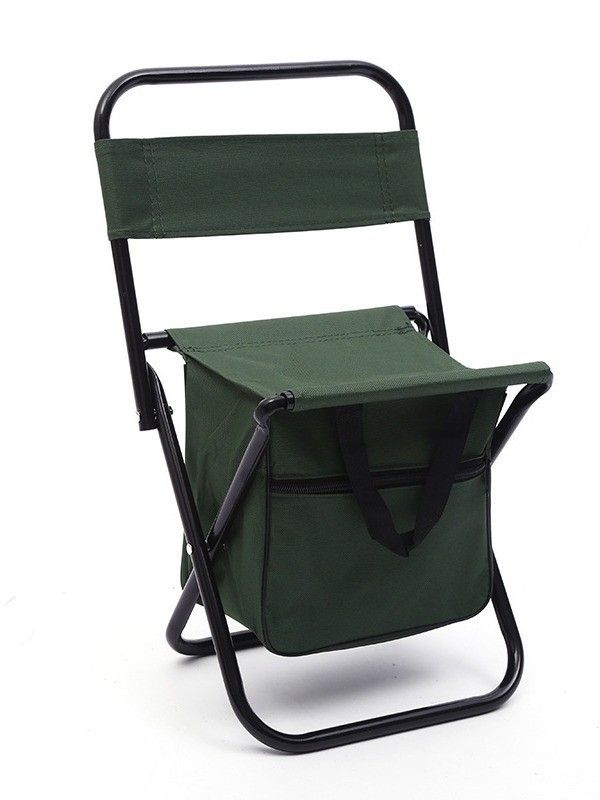 Heavy-Duty Folding Camping Chair With Backrest – 600D Oxford Fabric & Steel Frame, Portable Outdoor Chair For Fishing, Picnics, Travel (6 Colors)_desvips.com