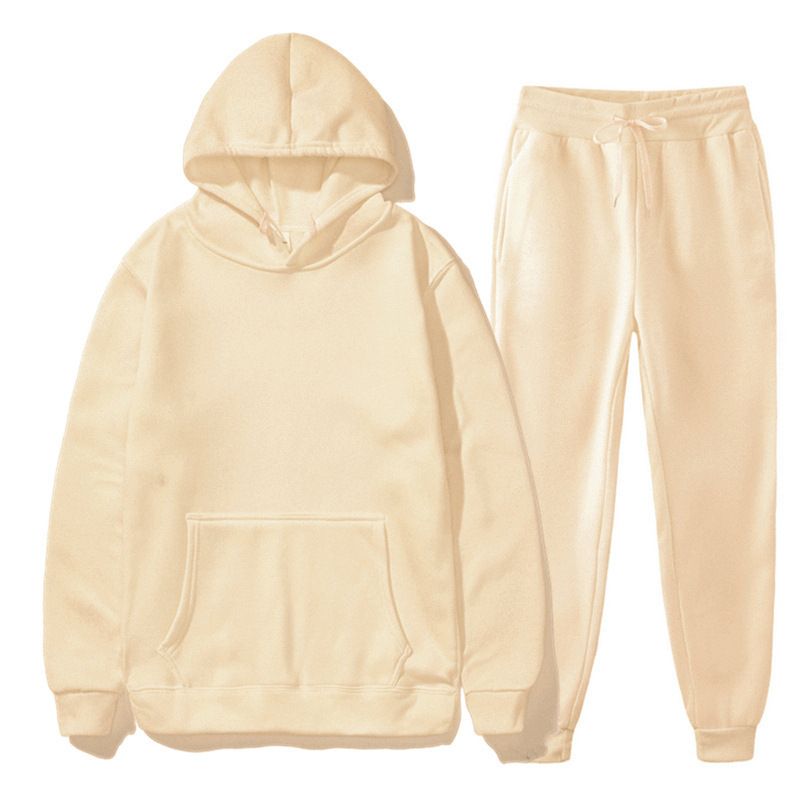 Premium Comfort Hoodie & Jogger Set - Breathable Polyester Activewear For Men & Women (Multiple Colors Available)_desvips.com