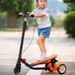 Children's Boys And Girls Double Wing Fitness 3-6-12 Years Old Baby Foldable Flashing Foot Pedal Scooter_desvips.com