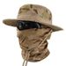 Outdoor Camping Camouflage Tactical Beni Hat Set Multifunctional Outdoor Fishing Hat Bucket Hat Sun Protection Breathable Round Brim Hat For Men_desvips.com