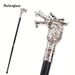 White Luxury Dragon Head Cane Fashion Stage Cane Decorative Stick Decorative Cane Cosplay And Parties, For Cosplay & Party_desvips.com