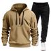 Hot-Selling Men's Autumn Winter New Fleece-Lined Multi-Pock Zipper Sweatshirt Personality Casual Hoodie_desvips.com