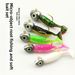 Luminous Root Lure Micro Lead Head Hook Set Bass Mandarin Fish Sea Fishing Wave T Tail Small Soft Worm 3cm_desvips.com