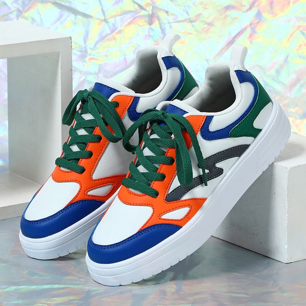 Trendy New Korean Thick Board Women's Casual Sports Soft Sole Comfortable Outdoor Couple Fashion Shoes_desvips.com