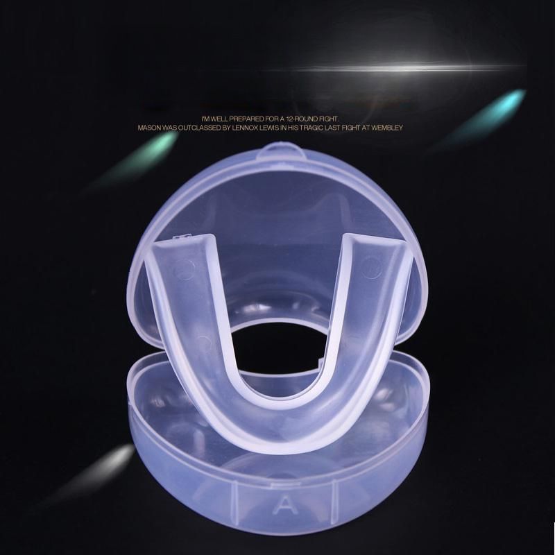 Basketball Sports Professional Fighting Sanda Taekwondo Adult Children Chewable Single-Sided Protective Mouthguard_desvips.com