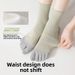 Women's Five Finger Yoga Socks Non-Slip Professional Pilates Exercise Fitness Dance Split Toe Floor Socks for Indoor Beginner Split Toe_desvips.com
