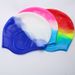 Adult Ear Protection Silicone Swimming Cap Waterproof Head Proof Ladies Long Hair Swimming Training Equipment Unisex Swimming Cap_desvips.com