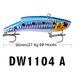 Long Casting Lure 27.4G 9cm Plastic VIB Jig Lead Fish DW1104 Simulation Bait_desvips.com