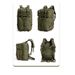 Tactical Men, Outdoor Mountaineering Backpack, 45L Large Capacity, Waterproof Wear-Resistant Hiking Backpack For Men And_desvips.com