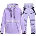 001 New Snowboarding Suit For Men Women, Couple Style, Winter Warm Thickened Korean Version Ski Jacket And Pants Double_desvips.com
