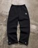 Men's Clothing Retro Y2k Street Trend Hip Hop Casual Elastic Waist Zipper Loose Solid Color Sports Casual Pants_desvips.com