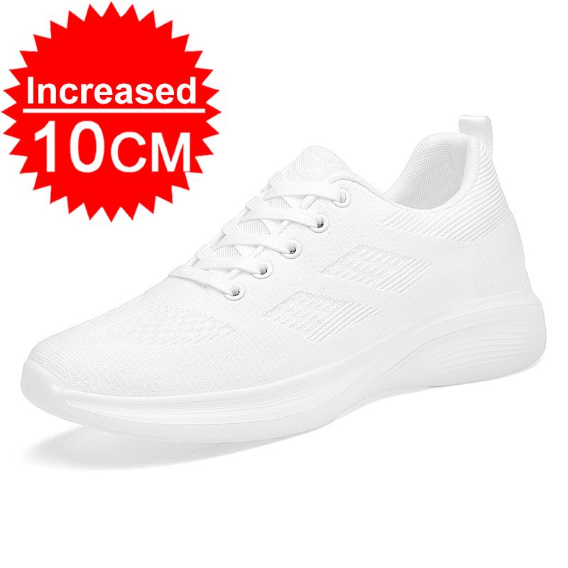 Flying Weaving Breathable Increase 8/10cm Invisible Height Increasing Casual Sneakers Men All Match Non-Slip Soft_desvips.com