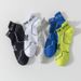 Socks Men's Large Size Summer Solid Color Mesh Short Socks Teenagers Deodorant And Anti Foot Foot Plus Fat Plus Size Ear Boat Socks_desvips.com