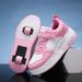 Heelys Double Wheel Magic Tape Roller Skates 2025 Spring And Autumn New Leather Sports Shoes For Girls_desvips.com