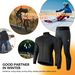 ROCKBROS Winter Cycling Jacket Pants Set Set Warm Windproof Cycling Pants Sports Cycling Clothing_desvips.com