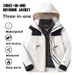 Down 3-in-1 Water-Resistant Detachable Two-Piece Set Women's Outdoor Ski Hiking Jacket Men's Custom_desvips.com