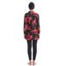 Muslim Swimwear Print Ladies Conservative Swimwear Women Beach Swimwear_desvips.com