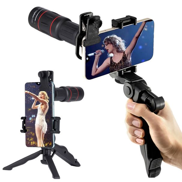 Mobile Phone Telescope 18x Monocular Telescope Photography Accessory Professional Outdoor High-Definition_desvips.com