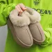 EBV Desiger Hot Free Shippig High Quality Sheepski Thick Sow Boots Fur O Leather Witer Plush Cotto Shoes For_desvips.com