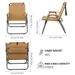 1pc Wide And Convenient Camping Picnic Leisure Fishing Chair, Beach Chair, Single-person Outdoor Folding Chair_desvips.com