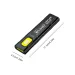 Powerful 550LM EDC Flashlight USB C Rechargeable Torch With COB Red And Blue Lights Outdoor Portable Pen Clip Lantern_desvips.com