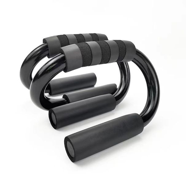 S Shaped Push Up Stand Multifunctional Arm Strength Abdominal Muscle Training Equipment Indoor Sports Fitness Push Up Aid_desvips.com