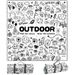 Black With Thickened Inner Padding, Portable For Picnics And Beaches, Lawn Outdoor Ground Mat, Ultrasonic Picnic Mat_desvips.com