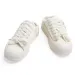 Jiffflyx Q.Vonton Women's 2025 Free Shipping Without Box Summer Breathable Versatile White Lazy Half-Slip- Shoes_desvips.com
