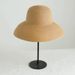 Straw Female, Summer Big Brim Outdoor Protection Hepburn Style Sun Vacation Beach Hat, Foldable Versatile Hat_desvips.com