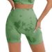 High Waisted Leopard Print Yoga Pants Women's Fitness Running Tight Fitting Seamless High Elastic Sports Shorts_desvips.com