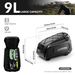 ROCKBROS Bicycle Luggage Bag Rear Saddle Bag Panniers with Rain Cover 9L_desvips.com