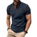 2024 Summer New Men's Short Sleeved T-shirt Quick Drying Casual Polo Shirt For Men_desvips.com