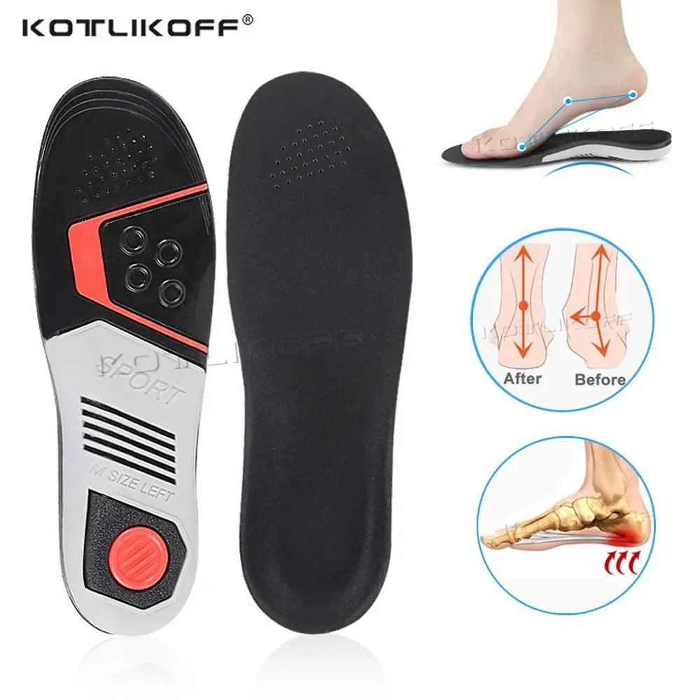 Running Sport Orthopedic Insoles Shock Absorbant Pads Sole Pad Shoes Insert Foot Care For Plantar Fasciitis 250114_desvips.com