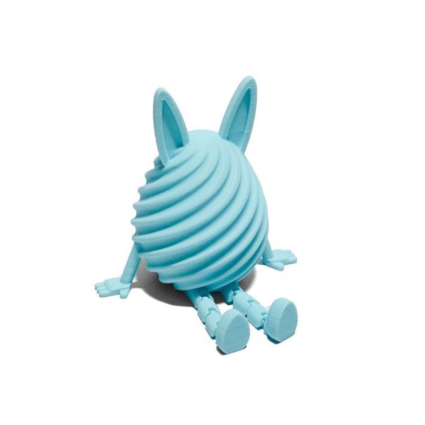 3D Printed Toy New Product Easter Bunny Egg Companion, Popular Tabletop Item Stalls, Authentic For Office Use_desvips.com