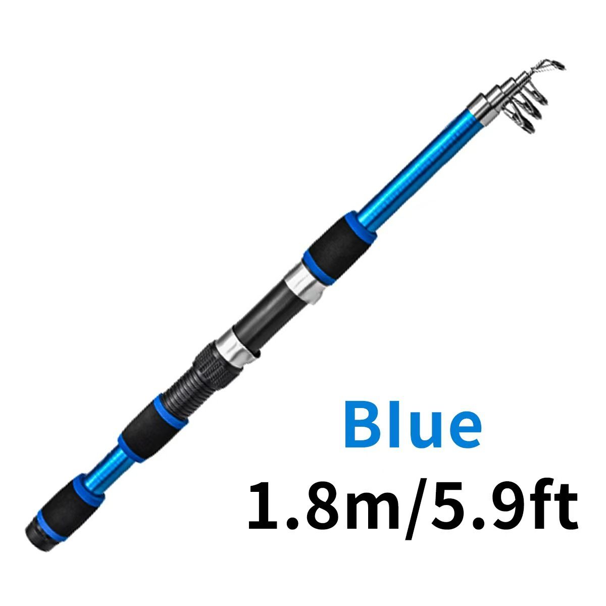 Children's Telescopic Set With Short Glass Fiber Reinforced Plastic Rod For Saltwater 1.8m Fishing Gear_desvips.com