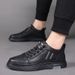 2024 Spring/Summer New Korean Edition Trendy Genuine Casual Board Soft Sole Sports Leather Shoes Men's_desvips.com