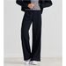 New Drawstring Straight-Leg High Waist Versatile Loose Casual Pants Wide-Leg Slimming Fitness Sports Trousers_desvips.com