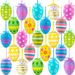 Easter Eggs Are Randomly Mixed Painted, Can Be Hung As Colorful Home Decorations, Cute Ornaments And Pendants_desvips.com