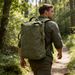 Canvas Climbing Large Capacity Daypack Top Load Duffel Bag With Adjustable Strap For Men And Women Outdoor Commuter_desvips.com
