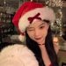 Decoration Hat Red Bowknot Women Winter Internet Celebrity Photo Year Atmosphere New Plush Christmas Costume_desvips.com