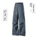001 New Waterproof Softshell Thin Trendy Couple Style Outdoor Hiking Unisex Loose Casual Cargo Pants_desvips.com