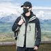 New National Standard Full Heat-Sealed 3-in-1 Detachable Inner Liner For Men And Women Rainproof Outdoor Hiking Jacket_desvips.com