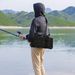 Waterproof Oxford Fishing Backpack – 35cm Large Capacity Tackle Bag For Sea/River Fishing, Cycling, Travel – Anti-Tear With Multiple Pockets_desvips.com