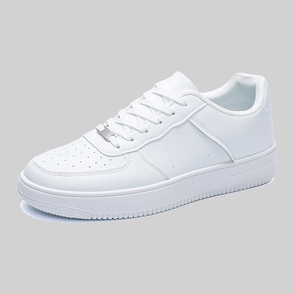 Men's Shoes New Breathable Black Casual Style Shoes 2025 Men's Trend Versatile Sports White Shoes_desvips.com
