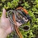 Handmade Braided 7-Core Paracord Keychain Flashlight Lanyard ID Holder Strap Outdoor Portable EDC Gear_desvips.com