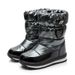 100% Cotton Snow Boots For Boys And Girls, Mid-Calf Wool Thickened Warm Large Size Cotton Shoes, Winter Boots_desvips.com