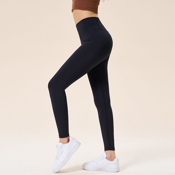 Plus Size Sports Fitness Running Quick-Dry Comfortable Seam High-Waist Peach Tight Yoga Pants For Women_desvips.com