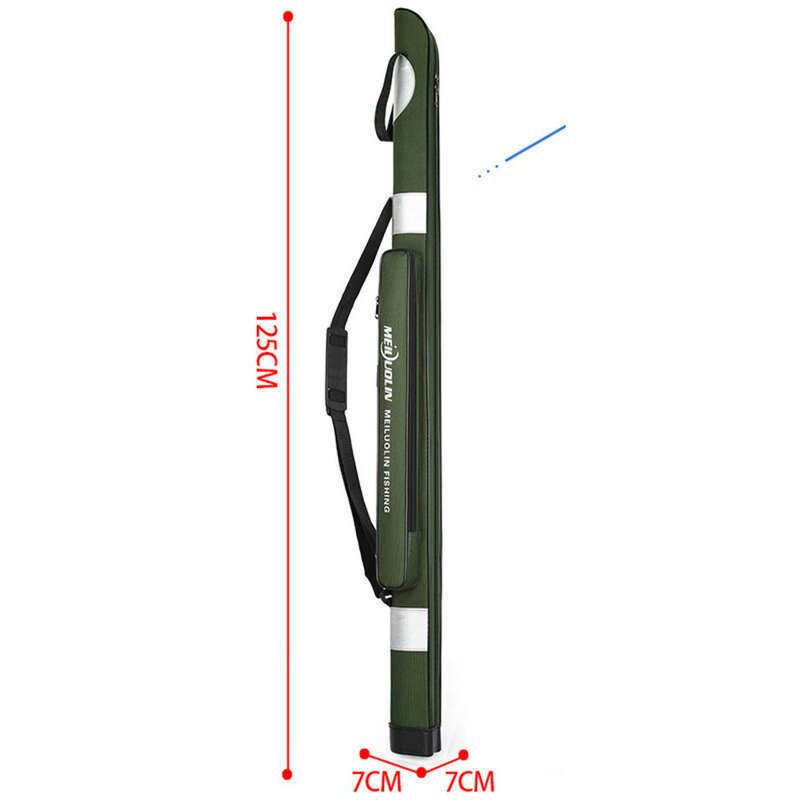 G Hard Shell Holder Gear Fishing Big Belly 1.25-meter Double-layer Sea Rod Bag_desvips.com
