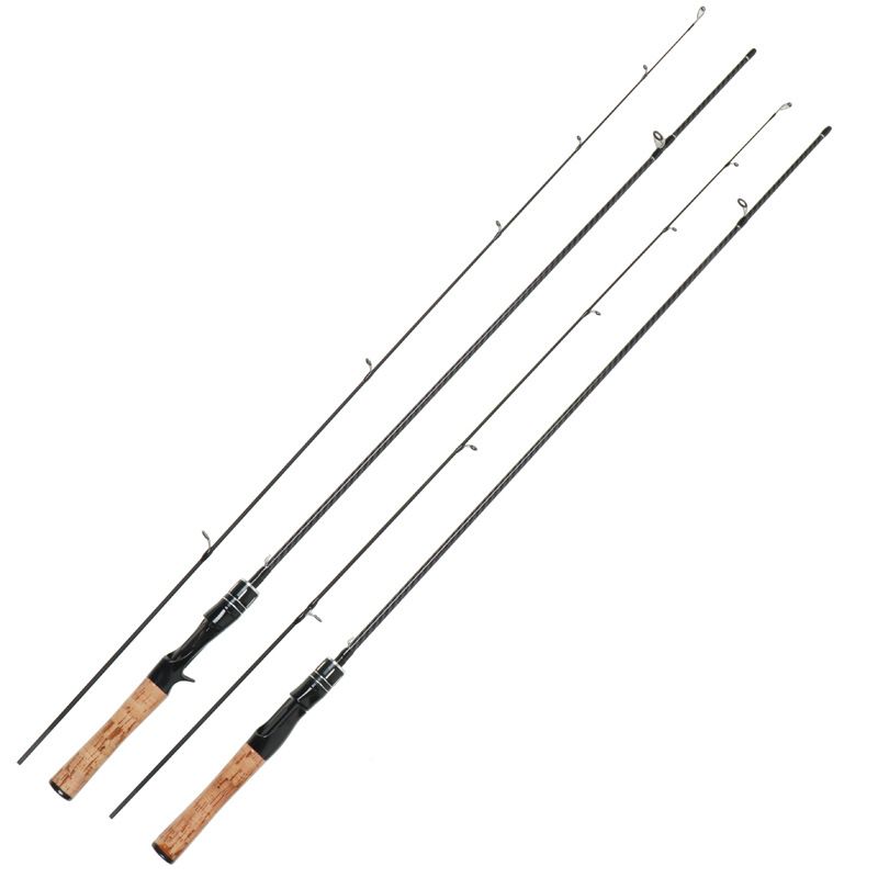Micro UL Horse Mouth Fishing Bass Pike Ultralight Carbon Straight Gun Handle Lure Rod_desvips.com