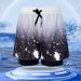Men's Swim 2025 New Adult Double Layer Anti-Embarrassment Trunks Hot Spring Plus Size Quick-Dry Swimming Gear_desvips.com